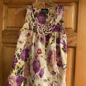 Angie sleeveless top